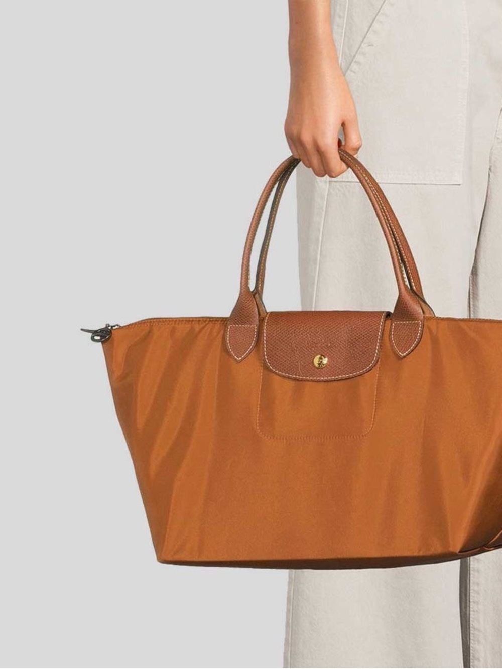 Longchamp Orange Le Pliage Tote Bag- GOOD PRELOVED CONDITION